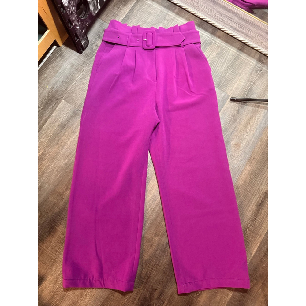 Women's Boden Purple Wide Leg Pants Size 6